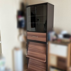 ワイエムワールド 食器棚 キャビネット シェルフ 棚 収納 