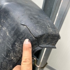 ☆ホンダ アクティ HA4 純正 クラクション付きフロントバンパーの画像