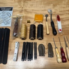 【取引き中！】レザークラフト工具17点セット