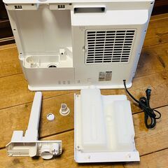 人感/室温センサー付 大風量加湿パネルセラミックヒーター THREE UP MAXIM WIDE HEAT（CH-T1961 / ホワイト / 2021年製）の画像