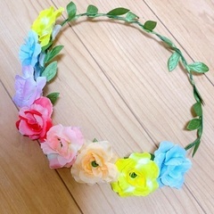 花かんむり 花冠 ウエディング カップル