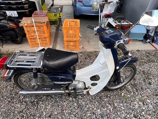 レア！ 原付　ホンダ スーパーカブ カスタム 50 セル付き ４速 現役 長野県 引き取り限定