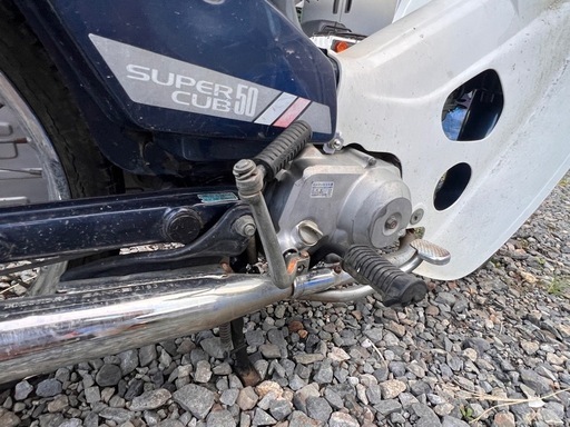 レア！ 原付　ホンダ スーパーカブ カスタム 50 セル付き ４速 現役 長野県 引き取り限定