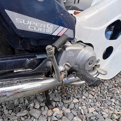 レア！ 原付　ホンダ スーパーカブ カスタム 50 セル付き ４速 現役 長野県 引き取り限定の画像