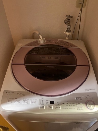 シャープ 2019年製 洗濯機 7キロ SHARP