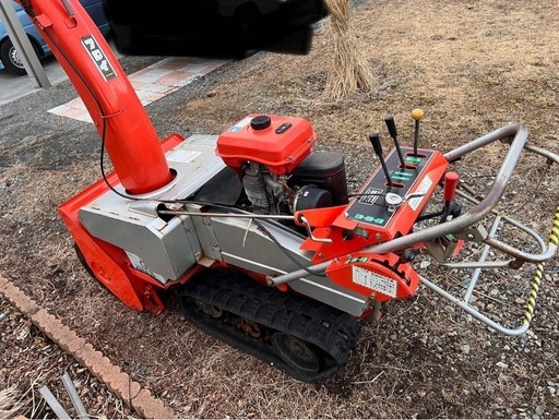 フジイ 700SL スノーロータリー 除雪機 三菱９馬力ガソリンエンジン 調子いい 美品 長野県引き取り限定