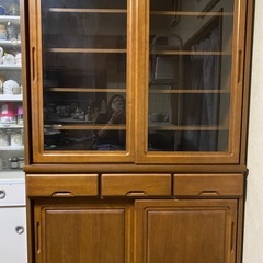 木製キッチンキャビネット②