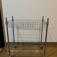 キャスター付き、カゴ