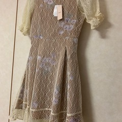 フラワーブーケワンピース