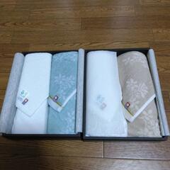 新品箱入り！今治タオルセットの画像