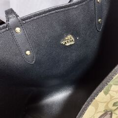 COACH　花柄　トートバッグ　リバーシブル　コーチの画像