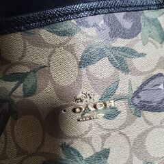 COACH　花柄　トートバッグ　リバーシブル　コーチの画像