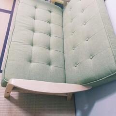 【美品・新品・未使用】ニトリ！まだ受け付けしてます☆二人掛けソファーの画像
