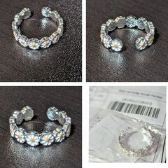 デイジーフラワーリング②（新品）調整可能の画像