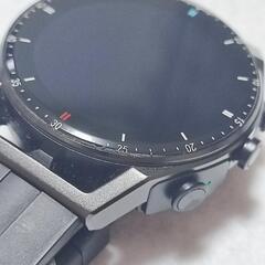 GH-SMWGB-BK ワイヤレスイヤホン内蔵スマートウォッチの画像