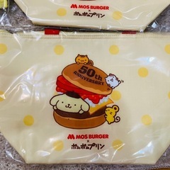 新品未開封　ポムポムプリン×モスバーガー　ノベルティ　各2つの画像