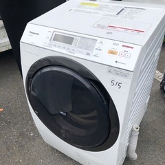 NO 515 ?福岡市内配送設置無料✨?　パナソニック Panasonic ドラム式電気洗濯乾燥機（10.0kg） 左開き 温水泡洗浄 エコナビ搭載 ノーブルシャンパン NA-VX8600L