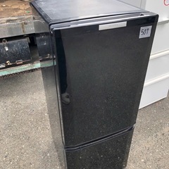 NO 507 🌈福岡市内配送設置無料✨🌈　三菱 146L 2ドア冷蔵庫（サファイアブラック）MITSUBISHI MR-P15EZ-Kkの画像