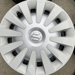 希少人気！ワゴンRスマイル白色ホイールキャップ、ホイールセットの画像