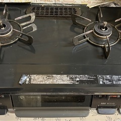 ガステーブル　都市ガス　ガスコンロ　リンナイ　RTE640BK2の画像