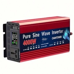 1500W/4000W純正正弦波インバーター 12V 220V/110V DCからACへ 50HZ/60HZ 電源電圧コンバーター カーソーラー用インバーターの画像
