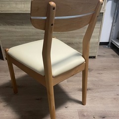 ダイニングチェア(アルナスDF LBR/DRAV-GY)の画像