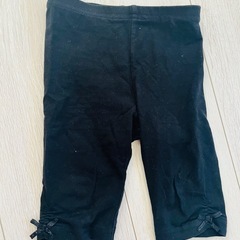 80  黒スパッツ 