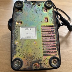 昭和　レトロ黒電話　黒電話　ダイヤル式　600-A 2インテリアの画像