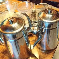 コーヒーウォーマー、ポット、ドリッパーALLセット！♪