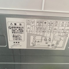 HITACHI 日立　全自動洗濯機 2015年 8kg  BW-8TVの画像