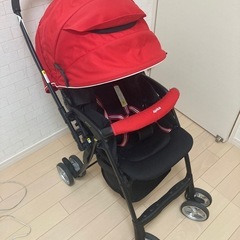 【上美品】アップリカ エアリア 4.8㎏ 軽量 両対面 ハイシート