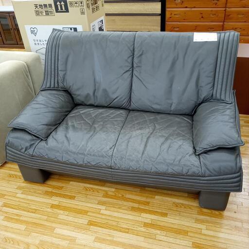 ★ジモティ割あり★ 2人掛けソファー　　クリーニング済　YJ3940
