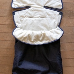 OBABY フットマフ ネイビー ベビーカー用　防寒具　オーベビー