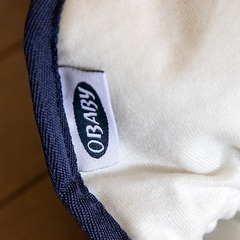 OBABY フットマフ ネイビー ベビーカー用　防寒具　オーベビーの画像