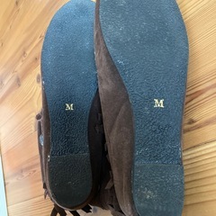 EDWINモカシンフリンジブーツ Mサイズの画像