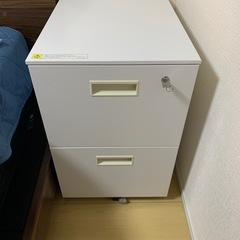 デスクワゴン 収納ワゴン 2段BOX