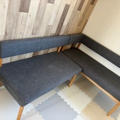 コーナーベンチ　ダイニングチェアの画像