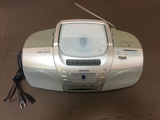 AIWA　CD/ラジカセ　CSD-A240　直せる方ぜひ　ジャンク扱いで