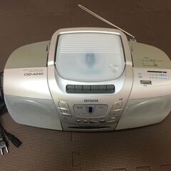AIWA　CD/ラジカセ　CSD-A240　直せる方ぜひ　ジャン...