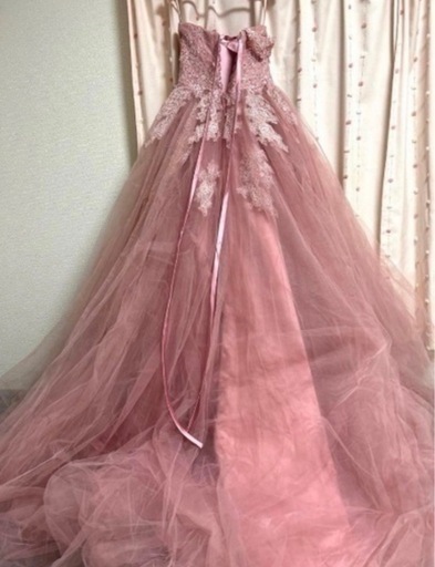 YNS WEDDING カラードレス ピンクSL19319