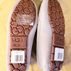 【店頭引き取り限定】新品未使用/UGGアンスレー　ライトグレー25cm/アグ/スリッポン/冬用の画像