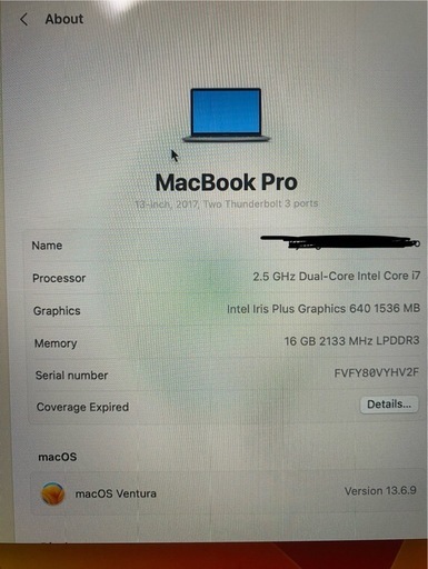 Macbook Pro 2017