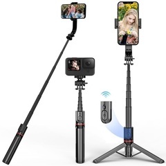自撮り棒 【業界ミニ·三脚安定モデル】 スマホスタンド 安定性ア...