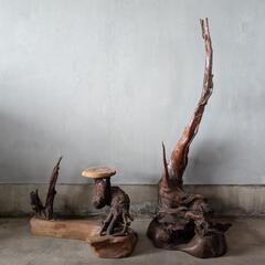 木の置き物　オブジェ　インテリア