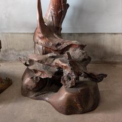 木の置き物　オブジェ　インテリアの画像