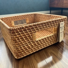 【新品・無印良品】角形バスケット・中の画像