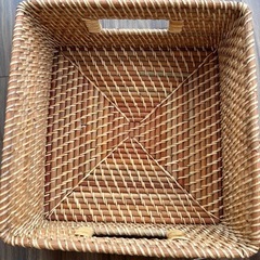 【新品・無印良品】角形バスケット・中の画像