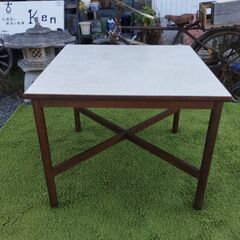 レトロ ダイニングテーブル 正方形 ヴィンテージ　/TJ-203...