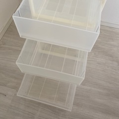 【決定】 無印良品　PP衣装ケース　3個セットの画像
