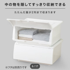 ニトリ収納ケース　レギュラー　クローゼット　Nフラッテ　1つ80...